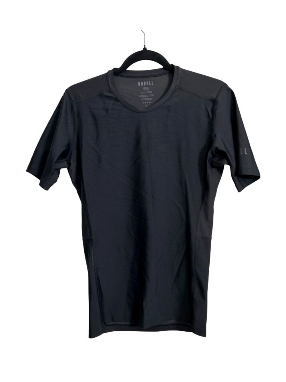 Nobull Mens Black Performance Compression T-Shirt Size L